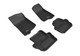 2018-2022 Jeep Wrangler JL Sport Floor Mats Liners Front and Rear Row Kagu Black