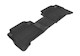 2011-2013 Kia Sorento Floor Mats Liners Rear Row Kagu Black 7 Seat
