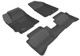 2012-2013 Kia Rio5 Floor Mats Liners Front and Rear Row Kagu Black