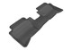 2014-2017 Kia Rio Floor Mats Liners Rear Row Kagu Black