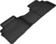 2019-2022 Kia Forte Floor Mats Liners Rear Row Kagu Black