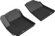 2020-2022 Kia Soul Floor Mats Liners Front Row Kagu Black