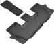 2020-2022 Kia Telluride Floor Mats Liners 3rd Rear Row Kagu Black 7 Seat