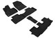 2020-2022 Kia Telluride Floor Mats Liners Front and Rear Row Elegant Black 8 Seat