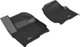2018-2021 Ford Expedition Floor Mats Liners Front Row Kagu Black