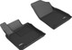 2019-2022 Lexus ES350 Floor Mats Liners Front Row Kagu Black
