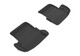 2017-2021 Mercedes-Benz C-Class Coupe C205 Floor Mats Liners Rear Row Kagu Black