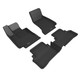 2017-2022 Mercedes-Benz E-Class Sedan W213 Floor Mats Liners Front and Rear Row Kagu Black