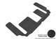 2007-2023 Mazda CX-9 Floor Mats Liners 3rd Rear Row Classic Black