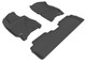 2010-2011 Mazda CX-9 Floor Mats Liners Front and Rear Row Kagu Black