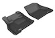 2011-2012 Nissan Leaf Floor Mats Liners Front Row Kagu Black