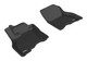 2013-2019 Nissan Leaf Floor Mats Liners Front Row Kagu Black