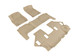 2017-2022 Nissan Armada Floor Mats Liners Front and Rear Row Kagu Tan w/ bucket 2nd row