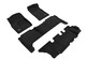 2017-2022 Nissan Armada Floor Mats Liners Front and Rear Row Elegant Black w/ bench 2nd row