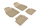 2003-2011 Saab 9-3 Sedan Floor Mats Liners Front and Rear Row Kagu Tan