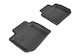 2015-2021 Subaru Impreza WRX STI Floor Mats Liners Rear Row Kagu Black