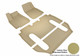 2016-2021 Tesla Model X Floor Mats Liners Front and Rear Row Kagu Tan 6 Seat