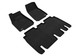 2016-2021 Tesla Model X Floor Mats Liners Front and Rear Row Elegant Black 5 Seat