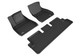 2020-2021 Tesla Model 3 Floor Mats Liners Front and Rear Row Kagu Black