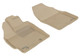 2010-2011 Toyota Prius Floor Mats Liners Front Row Kagu Tan w/ retention hook at driver side floor