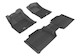 2005-2011 Toyota Tacoma Access Cab Floor Mats Liners Front and Rear Row Kagu Black