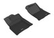 2016-2017 Toyota Tacoma Access/Double Cab Floor Mats Liners Front Row Kagu Black retentsion at passenger side