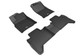 2018-2022 Toyota Tacoma Double Cab Floor Mats Liners Front and Rear Row Kagu Black