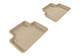 2004-2012 Volvo S40 Floor Mats Liners Rear Row Kagu Tan