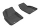 2007-2013 Volvo C30 Floor Mats Liners Front Row Kagu Black