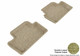 2010-2017 Volvo XC60 Floor Mats Liners Rear Row Classic Tan