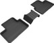 2019-2022 Volvo SC40 Floor Mats Liners Rear Row Kagu Black