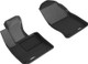 2019-2022 Volvo V60 Floor Mats Liners Front Row Kagu Black