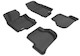 2005-2010 Volkswagen Jetta Floor Mats Liners Front and Rear Row Kagu Black