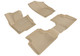 2009-2017 Volkswagen Tiguan Floor Mats Liners Front and Rear Row Kagu Tan