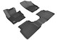 2009-2017 Volkswagen Tiguan Floor Mats Liners Front and Rear Row Kagu Black