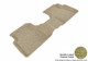 2018-2019 Volkswagen Tiguan Limited Floor Mats Liners Rear Row Classic Tan