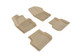 2011-2018 Volkswagen Jetta Sedan Floor Mats Liners Front and Rear Row Kagu Tan