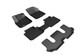 2018-2022 Volkswagen Atlas Floor Mats Liners Front and Rear Row Kagu Black 6 Seat