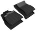 2018-2021 Audi SQ5 Floor Mats Liners Front Row Elegant Hybrid Black