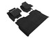 2015-2021 Ford F-150 Supercrew Floor Mats Liners Front and Rear Row Elegant Hybrid Black
