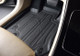 2015-2021 Ford F-150 Supercrew Floor Mats Liners Front Row Elegant Hybrid Black