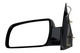 1988-1998 GMC Safari Side View Door Mirror , Non-Powered , Non-Heated , Gloss - Driver Left Side