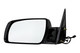 1988-2002 GMC K3500 Side View Door Mirror , Power Glass , Non-Heated , Gloss - Driver Left Side
