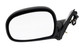 1998-2000 GMC Bravada Side View Door Mirror , Power Glass , Non-Heated , Paintable - Driver Left Side