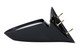 2005-2011 Dodge Dakota Side View Door Mirror , Non-Powered , Non-Heated , Textured , Non-Folding - Driver Left Side