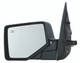 2006-2010 Ford Explorer Side View Door Mirror , Power Glass , Heated , Textured , Puddle Light - Driver Left Side