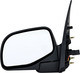 2002-2005 Ford Explorer Side View Door Mirror , Power Glass , Non-Heated , Textured , Puddle Light - Driver Left Side