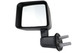 2007-2010 Jeep Wrangler Side View Door Mirror , Non-Powered , Non-Heated , Textured - Driver Left Side