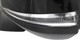 2019-2021 Toyota RAV4 Side View Door Mirror , Power Glass , Heated , Paintable - Driver Left Side
