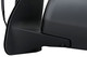 2012-2015 Toyota Tacoma Side View Door Mirror , Power Glass , Non-Heated , Textured - Driver Left Side